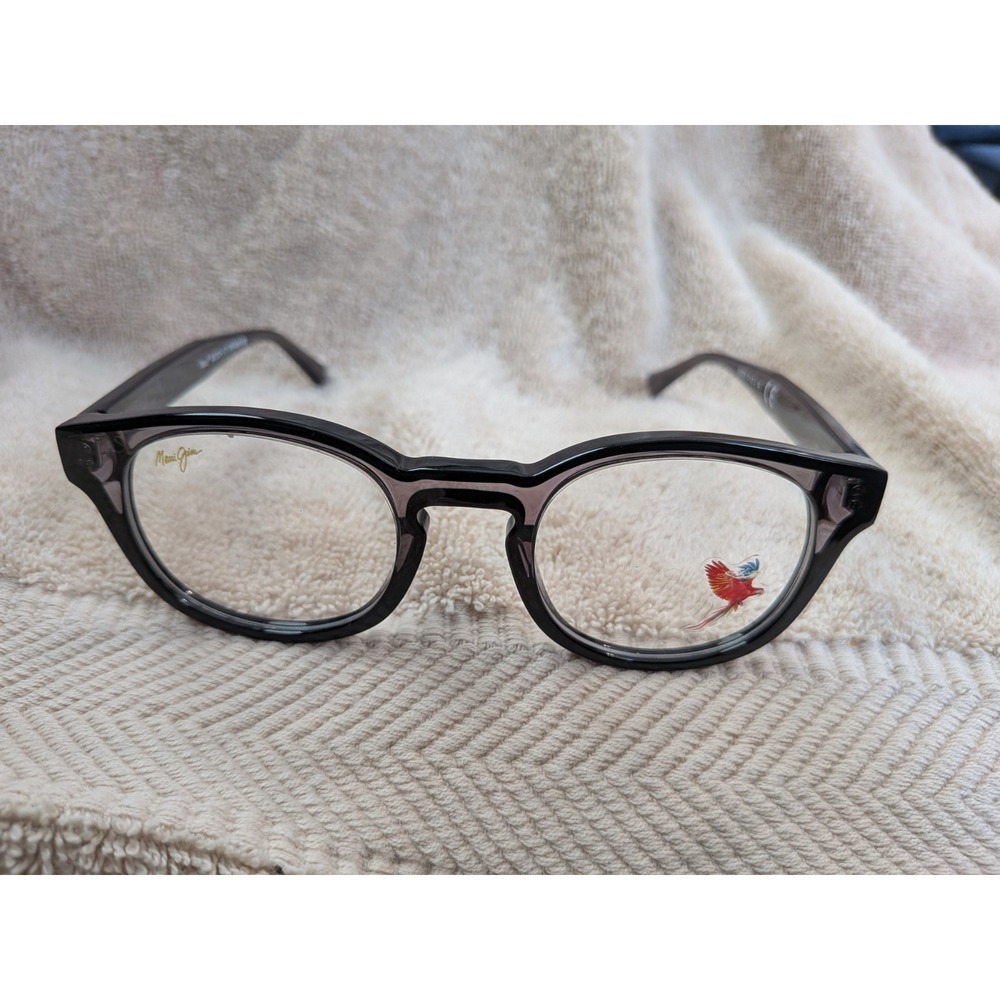 Maui Jim MJO 2210-27C Eyeglasses Crystal Gray Black Outline 47-22-145